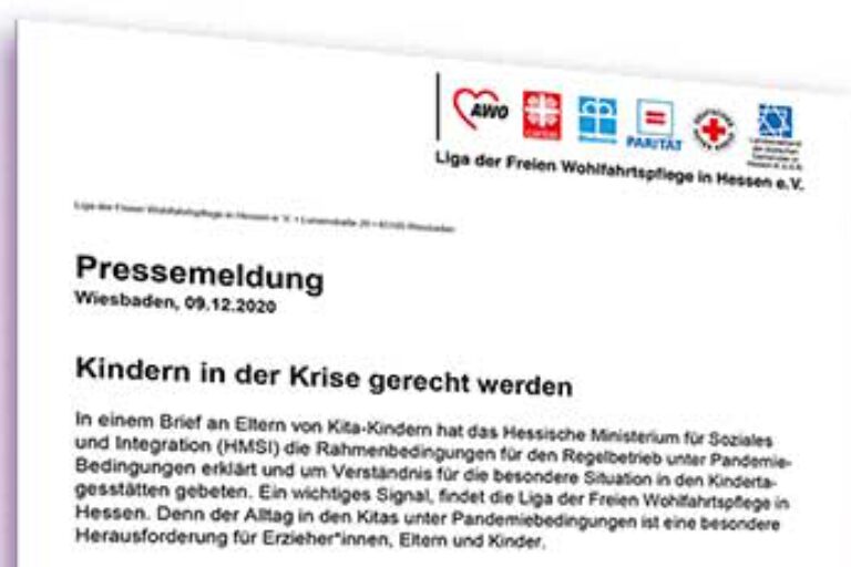 Pressemitteilung der Liga Hessen